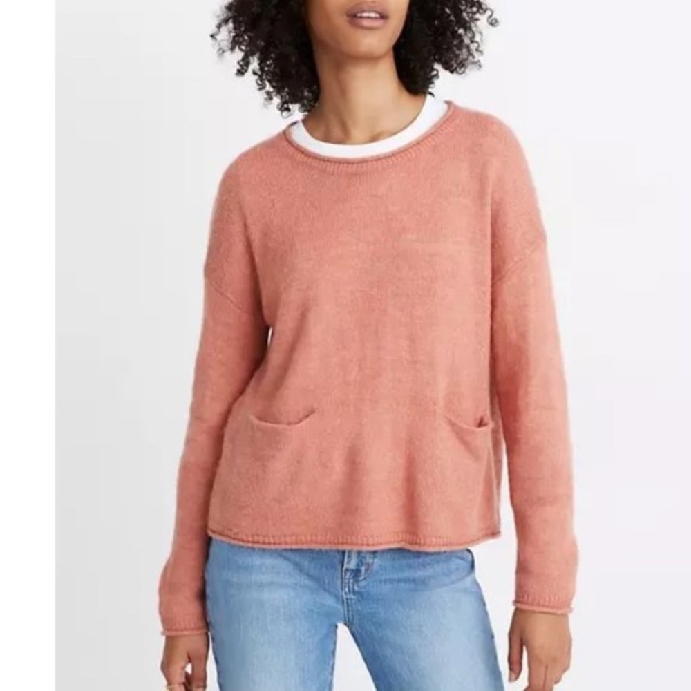 Madewell Chelsea Pocket Pullover Sweater